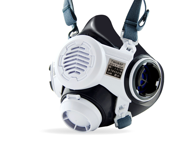 SHIGEMATSU重松制作所TW08SF防塵防毒防煙面具面罩電焊噴漆甲醛(圖2) SHIGEMATSU重松制作所TW08SF防塵防毒防煙面具面罩電焊噴漆甲醛(圖2)