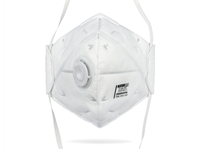 日本重松制作所DD02V-N95口罩防粉塵花粉霧霾戶(hù)外醫(yī)院飛PM2.5飛沫(圖4)